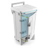 TTS OpenUp — мусорный контейнер, белый, 90 л