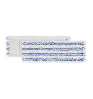 Моп плоский Wet Disinfection, бело-голубой, 40 x 13 см