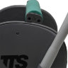 TTS Nickita Dry, 2-ведерная уборочная тележка с универсальным отжимом и боковой ручкой, серый цвет