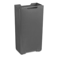 TTS Vario — ящик для мусора с металлической ручкой, серый, 16 л