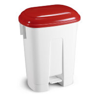 TTS Derby — мусорный контейнер с красной крышкой, 60 л