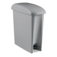 TTS DERBY — мусорный контейнер с педалью, серый, 17 л